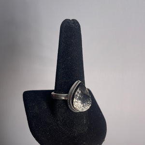 Shungite Size 12 Sterling Silver Ring