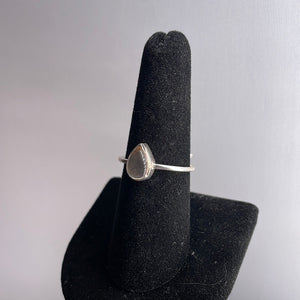 Clear Quartz Size 9 Sterling Silver Ring