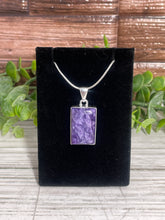 Load image into Gallery viewer, Charoite Sterling Silver Pendant