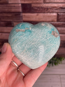 Amazonite Heart