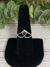 Load image into Gallery viewer, Amber Size 8.5 Sterling Silver Ring