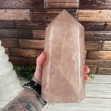 Load image into Gallery viewer, 4 pound Rose Quartz Tower