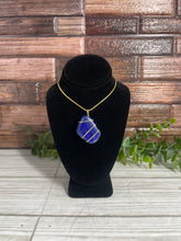 Load image into Gallery viewer, Lapis Lazuli Wire-Wrapped Pendant