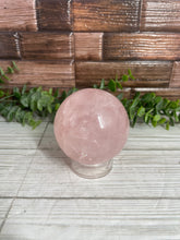 Load image into Gallery viewer, Rose Quartz Sphere