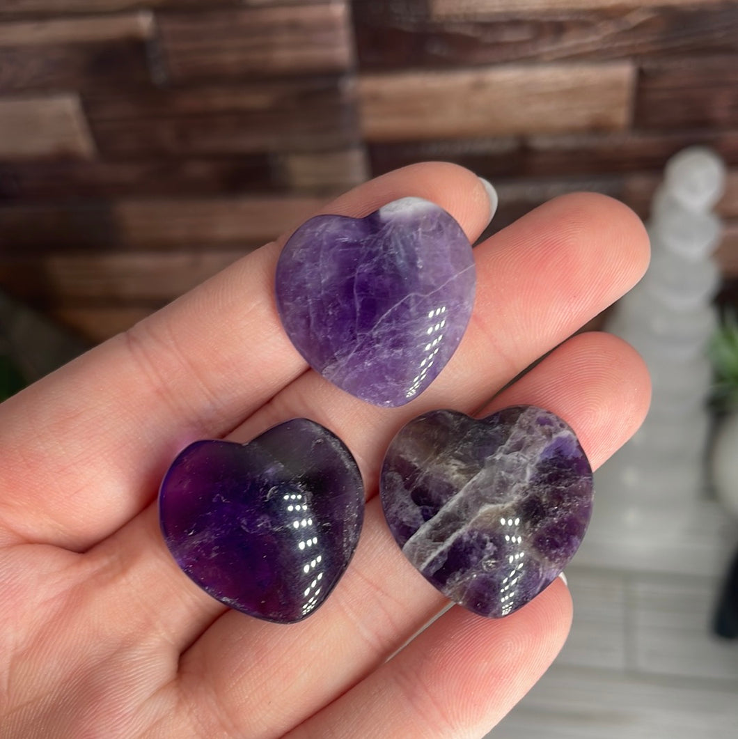 Amethyst Mini Heart