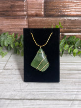 Load image into Gallery viewer, Nephrite Jade Wire-Wrapped Pendant