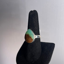 Load image into Gallery viewer, Chrysoprase Size 8 Sterling Silver Ring