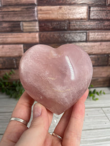 Rose Quartz Heart