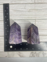 Load image into Gallery viewer, Chevron Amethyst Tower