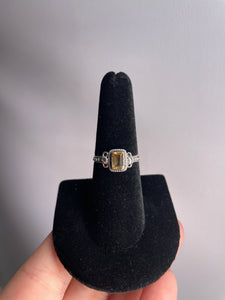 Citrine SZ 7 Sterling Silver Ring