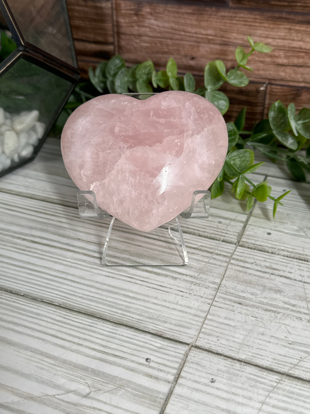 Rose Quartz Heart