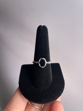 Load image into Gallery viewer, Black Onyx SZ 9 Hammered Sterling Silver Ring