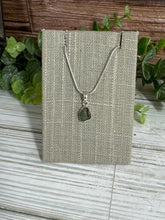 Load image into Gallery viewer, Moldavite Sterling Silver Pendant