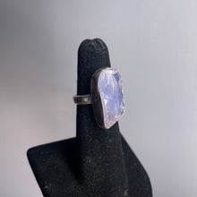 Load image into Gallery viewer, Lavender Rose Quartz Size 6 Sterling Silver Ring