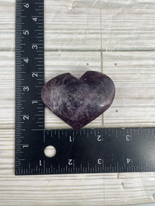 Gem Lepidolite/Mica Heart