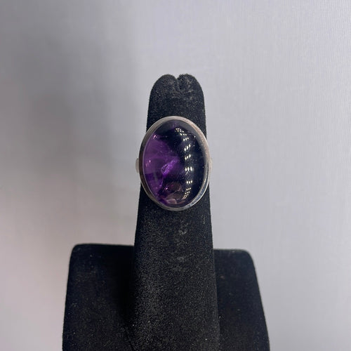 Star Amethyst Size 5 Sterling Silver Ring