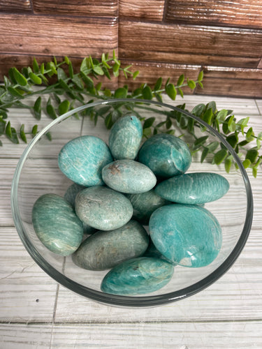 Amazonite Palm Stone