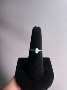 Larimar SZ 6 Sterling Silver Ring