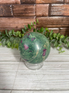 Ruby Fuchsite Sphere