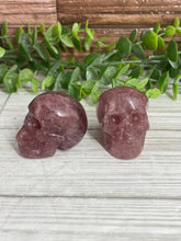 Load image into Gallery viewer, Strawberry Quartz Skull