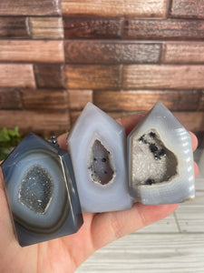 Druzy Agate Tower Small