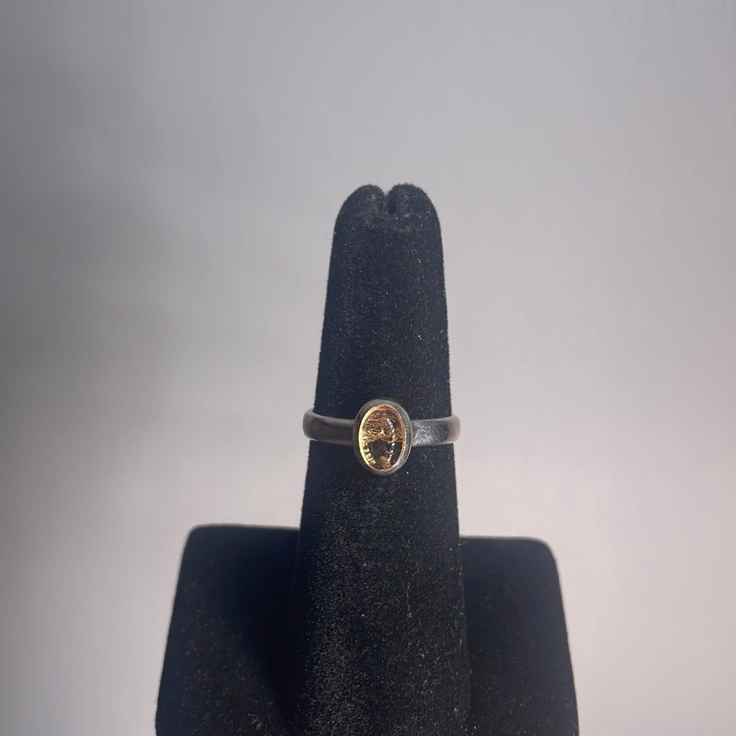 Imperial Topaz Size 6 Sterling Silver Ring