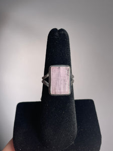 Kunzite SZ 6 Sterling Silver Ring