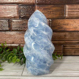 Blue Calcite Flame