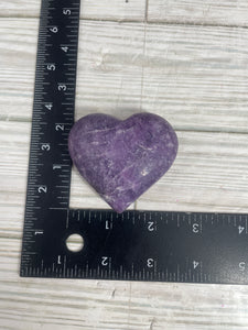 Lepidolite Heart