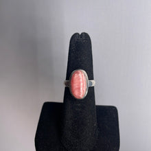 Load image into Gallery viewer, Rhodochrosite Size 6 Sterling Silver Ring