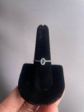 Load image into Gallery viewer, Aquamarine SZ 8 Sterling Silver Ring