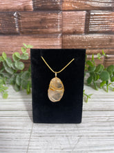 Load image into Gallery viewer, Golden Healer Wire-Wrapped Pendant