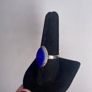 Lapis Lazuli Size 9 Sterling Silver Ring