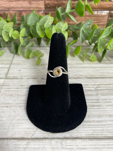 Citrine SZ 7 Sterling Silver Ring