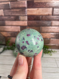 Ruby Fuchsite Sphere