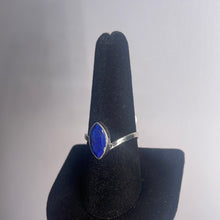 Load image into Gallery viewer, Lapis Lazuli Size 9 Sterling Silver Ring