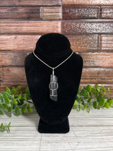 Load image into Gallery viewer, Black Tourmaline Wire-Wrapped Pendant