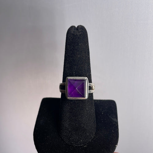 Amethyst Size 8 Sterling Silver Ring