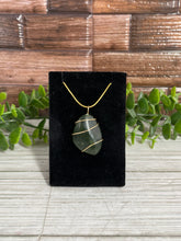 Load image into Gallery viewer, Nephrite Jade Wire-Wrapped Pendant