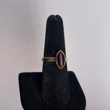 Load image into Gallery viewer, Garnet Size 8 14k Gold Plated Ring