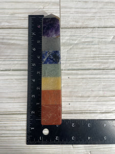 Chakra Bonded Crystal Obelisk