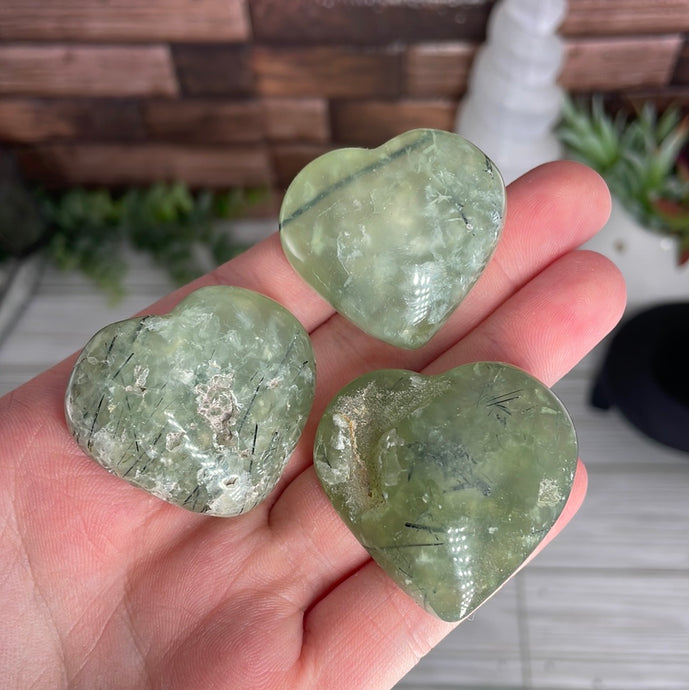 Prehnite Heart