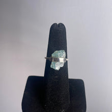 Load image into Gallery viewer, Aquamarine Size 6 Sterling Silver Ring