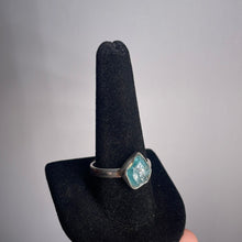 Load image into Gallery viewer, Blue Apatite Size 12 Sterling Silver Ring