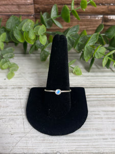 Moonstone SZ 10 Sterling Silver Ring