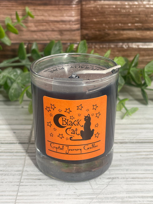 Black Cat Soy Votive Candle