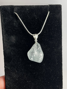 Blue Tara Quartz Sterling Silver Pendant