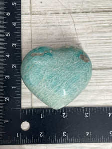 Amazonite Heart