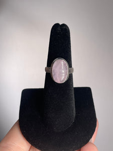 Kunzite SZ 6 Sterling Silver Ring