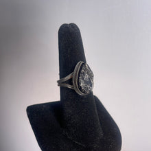 Load image into Gallery viewer, Shungite Size 7 Sterling Silver Ring